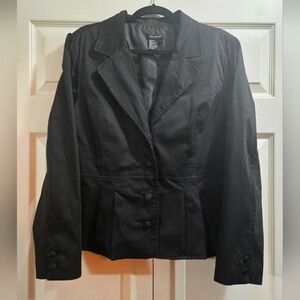 Sandro VNTG '90s Black Blazer Tailored Suit Jacket, Size L